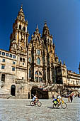 Cattedrale di Santiago di Compostela, Galizia Spagna - Facciata dell'Obradorio.